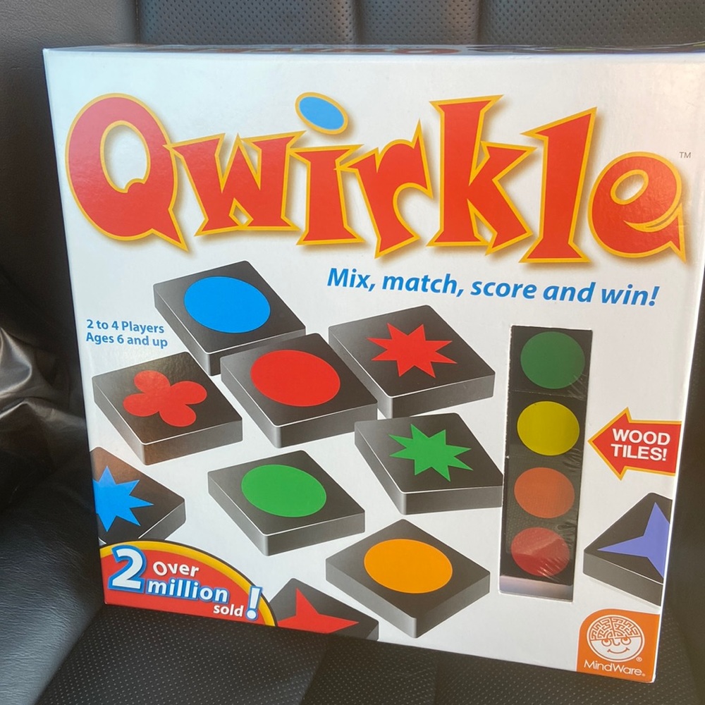 Abstract game with tiles named Qwirkle